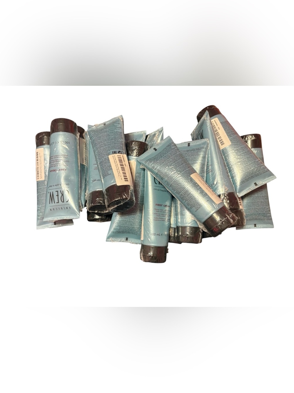 American Crew fiber cream Light Blue Styling Cream Tubes 3.3 oz - Lot of 18 new